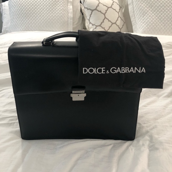 mens black leather briefcases